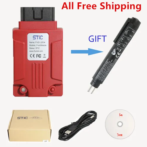 Newest V113 FVDI J2534 Diagnostic Tool STIC for Ford & Mazda Support Online Module Programming
Newest V113 FVDI J2534 Diagnostic Tool STIC for Ford & Mazda Support Online Module Programming