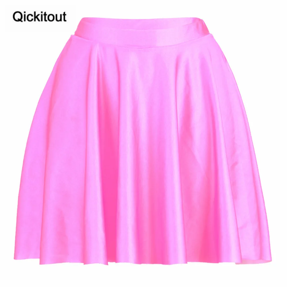 Фото Qickitout 2016 Прямая доставка Большие размеры моды Джокер Розовый Юбки для женщин Для