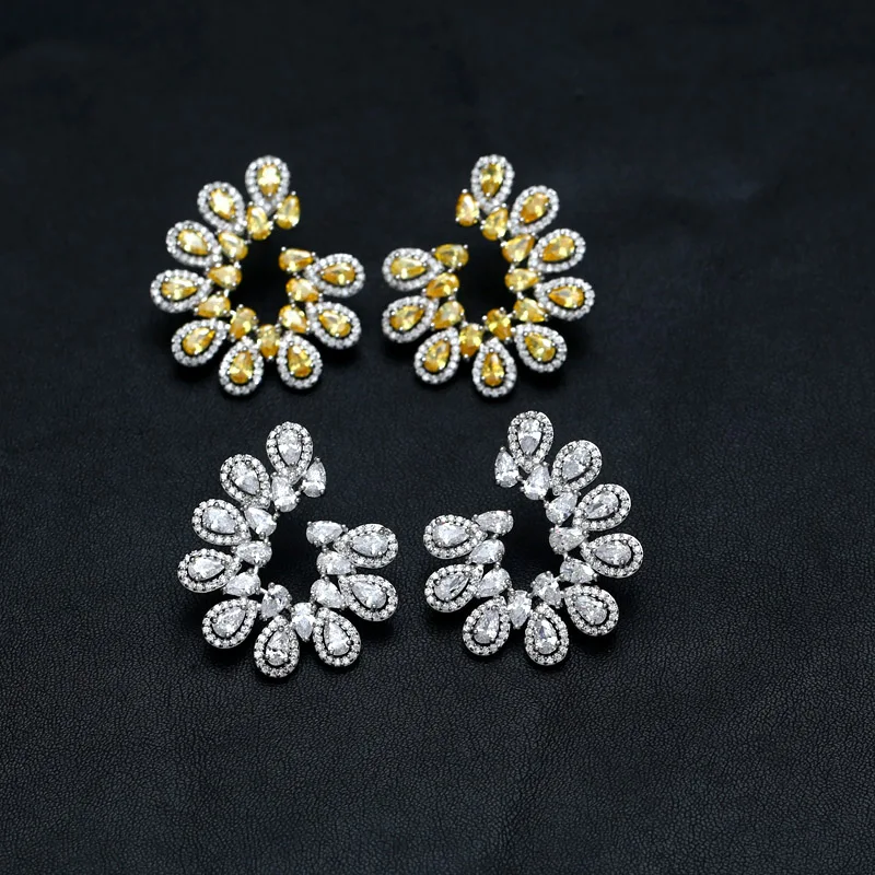 janekelly Beautiful Olive Branch White Cubic Zirconia Women Earring Trendy European Style Earring Brincos Female Gift
janekelly Beautiful Olive Branch White Cubic Zirconia Women Earring Trendy European Style Earring Brincos Female Gift