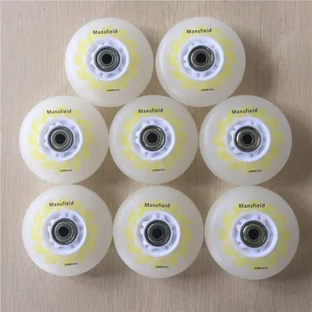 8PCS Roller Skate Flash Wheels 83A Hardness Hard-Wearing LED Flash Shining Inline Skate Wheels with Magnetic Core & Bearings
8PCS Roller Skate Flash Wheels 83A Hardness Hard-Wearing LED Flash Shining Inline Skate Wheels with Magnetic Core & Bearings