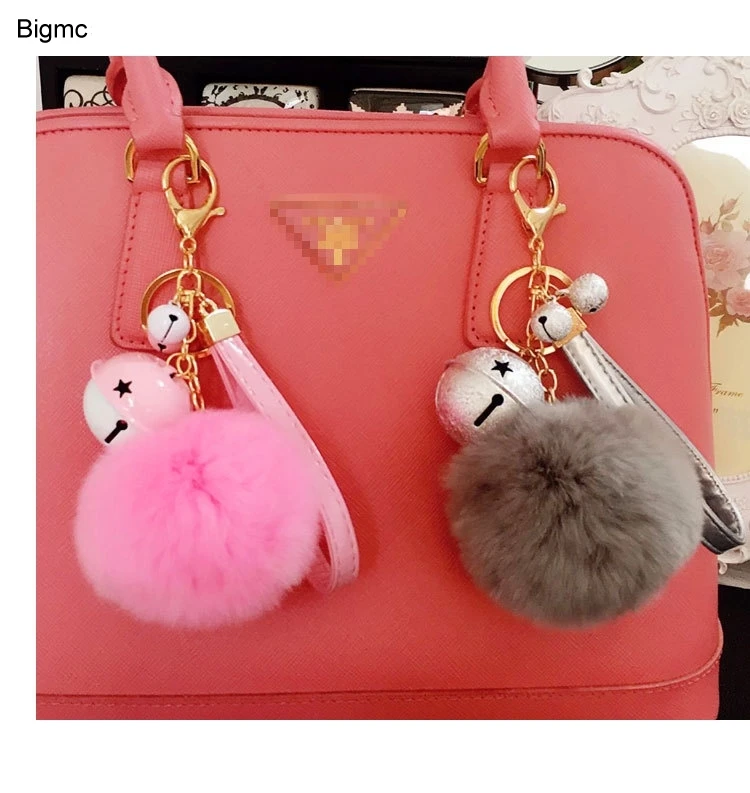 New Fashion Rabbit Bells Rabbit Fur Key Chain Cute Pompom Car Keychain - Fur Pom Pom Key Ring For Women Gift Jewelry K1512
New Fashion Rabbit Bells Rabbit Fur Key Chain Cute Pompom Car Keychain - Fur Pom Pom Key Ring For Women Gift Jewelry K1512