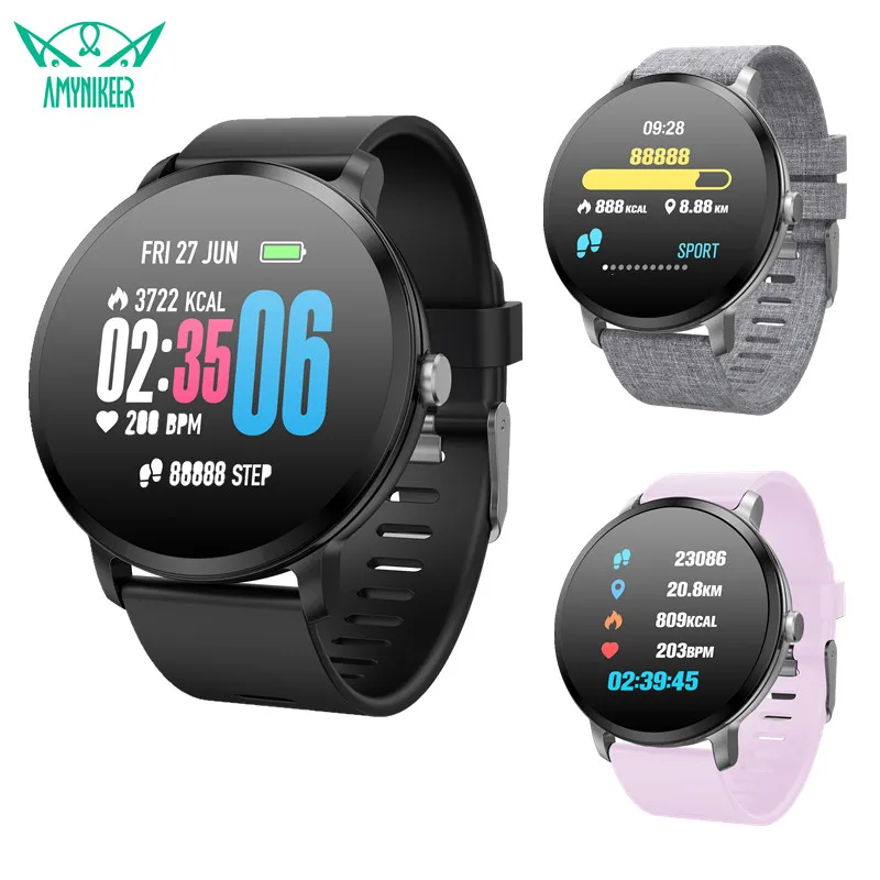 AMYNIKEER V11 smart watch men's watch ladies watch fitness tracker heart rate sleep monitoring Bluetooth watch fitness bracelet
AMYNIKEER V11 smart watch men's watch ladies watch fitness tracker heart rate sleep monitoring Bluetooth watch fitness bracelet