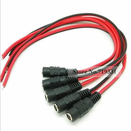 100 PCS 12V 5.5x2.1mm Female DC Power Socket Jack Connector Cable Plug Wire CCTV
100 PCS 12V 5.5x2.1mm Female DC Power Socket Jack Connector Cable Plug Wire CCTV