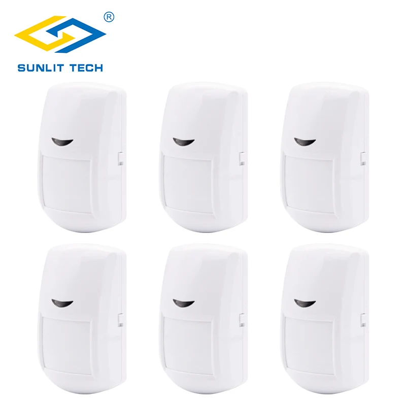 1pc/2pcs/6pcs Lot 433MHz Wireless PIR Motion Sensor Detector for GSM/PSTN Home Security Burglar Alarm System alarma sensor
1pc/2pcs/6pcs Lot 433MHz Wireless PIR Motion Sensor Detector for GSM/PSTN Home Security Burglar Alarm System alarma sensor