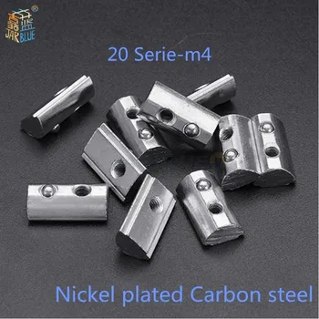 100pcs 20-M4 Elastic Nut M4 T Roll Ball Spring Nuts 2020 Series Aluminum Extrusion Profile Slot 6
100pcs 20-M4 Elastic Nut M4 T Roll Ball Spring Nuts 2020 Series Aluminum Extrusion Profile Slot 6