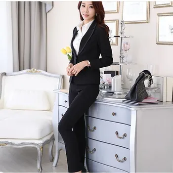 custom made Two-piece suit pants Slim workwear pants OL jacket jacket officially set up office OL suit female Jacket+Pants
custom made Two-piece suit pants Slim workwear pants OL jacket jacket officially set up office OL suit female Jacket+Pants