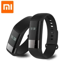 In Magazzino Originale Xiaomi Amazfit Salute Band in tempo Reale della frequenza cardiaca Monitor OLED Display Touch Screen Promemoria Braccialetto Intelligente(China)