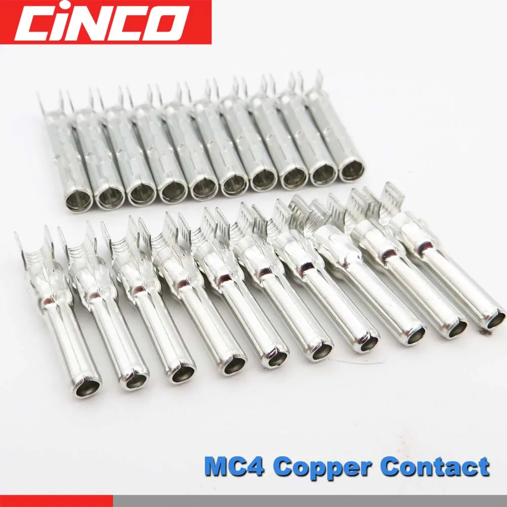 Universal type 10pair/lot MC4 Connector male and female inside core use for solar cable connect copper contacts
Universal type 10pair/lot MC4 Connector male and female inside core use for solar cable connect copper contacts
