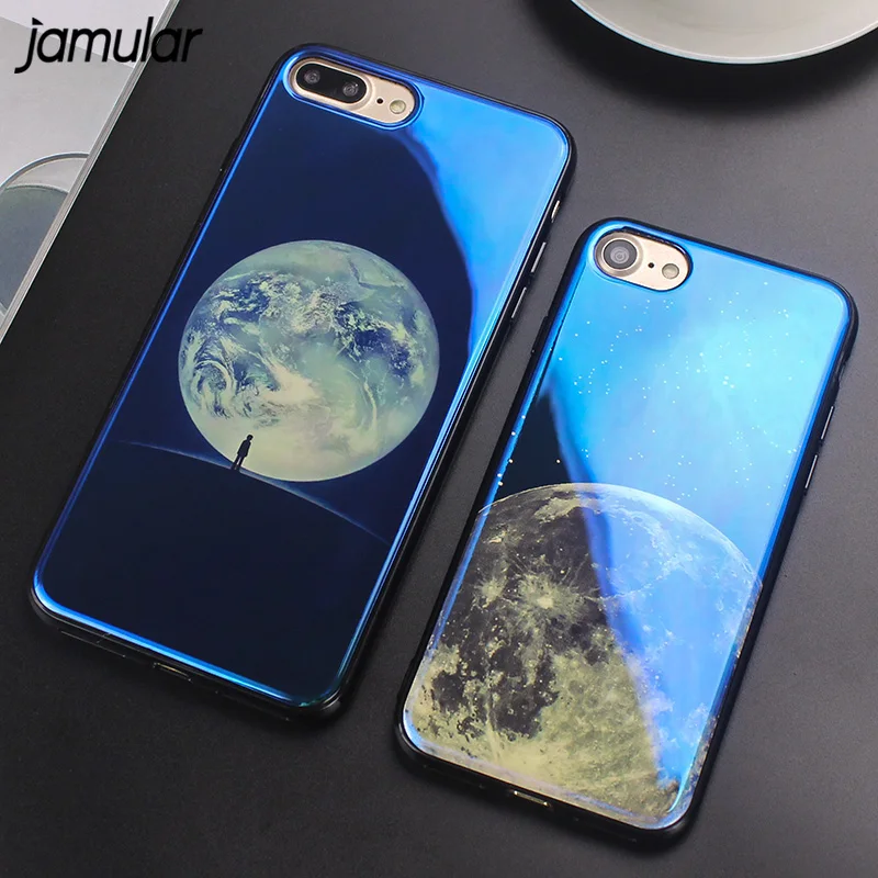 JAMULAR Planet Silicone Soft Cover for iPhone X XS MAX XR Case Blue Ray Plating Phone Case for iPhone 6 6s 7 8 Plus Covers Cases
JAMULAR Planet Silicone Soft Cover for iPhone X XS MAX XR Case Blue Ray Plating Phone Case for iPhone 6 6s 7 8 Plus Covers Cases