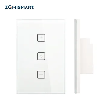 Zemismart US Dimmer Switch Touch Switch Work with Alexa Google Home Support Timer Brighter Control Home Automation
Zemismart US Dimmer Switch Touch Switch Work with Alexa Google Home Support Timer Brighter Control Home Automation