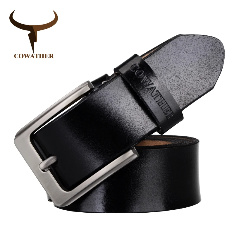 COWATHER classic men's cow genuine leather male strap pin buckle top adjustable black brown coffee gift wrap free shipping
COWATHER classic men's cow genuine leather male strap pin buckle top adjustable black brown coffee gift wrap free shipping