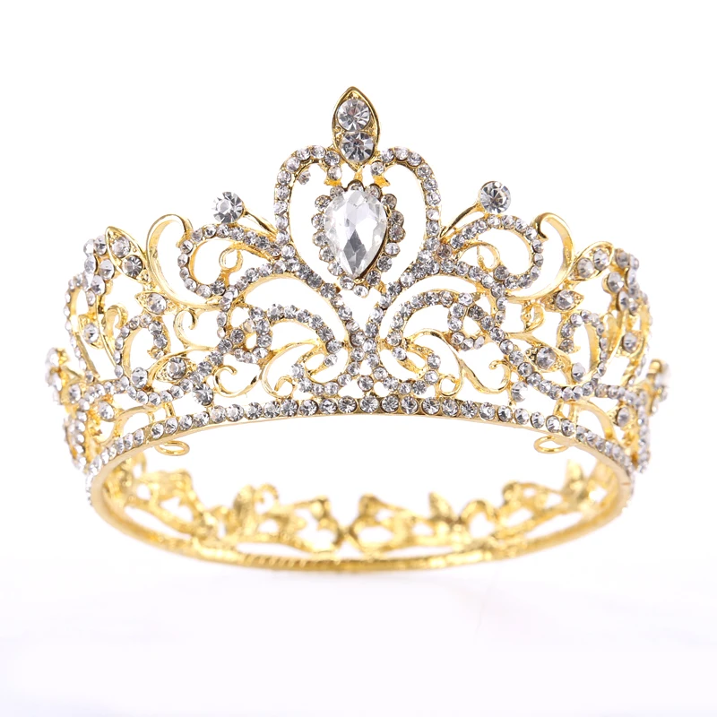 New Vintage Silver Color Round Baroque Crystal Child tiara Queen Crown Hair Jewelry For Bridal Hair Accessories Party Prom Gift
New Vintage Silver Color Round Baroque Crystal Child tiara Queen Crown Hair Jewelry For Bridal Hair Accessories Party Prom Gift