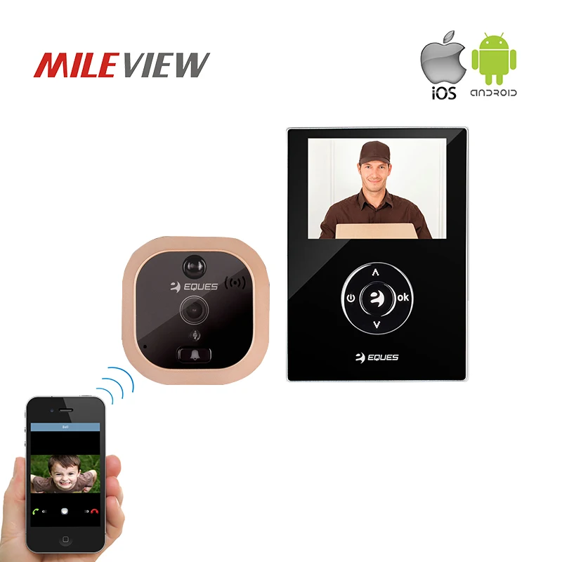 FREE SHIP Wifi Smart Peephole Video Doorbell Viewer 720P HD Security Camera 2.8" LCD Motion Detection Phone Remote View Intercom
FREE SHIP Wifi Smart Peephole Video Doorbell Viewer 720P HD Security Camera 2.8" LCD Motion Detection Phone Remote View Intercom