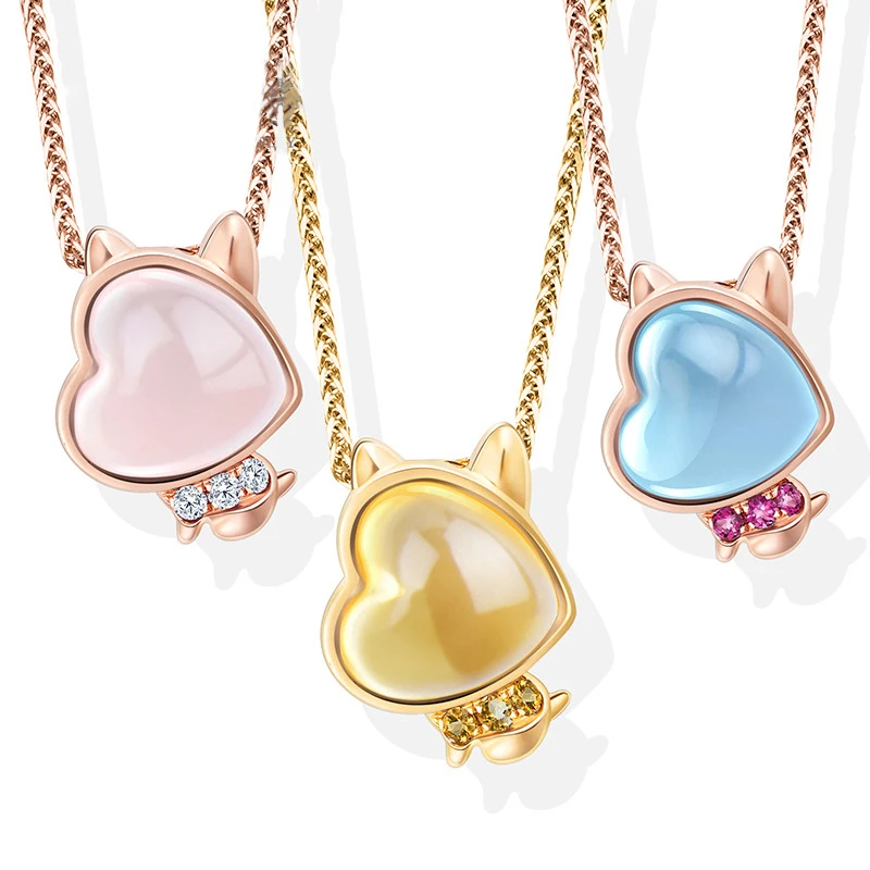XIYANIKE Rose Gold Necklace Natural Powder Crystal Hibiscus Stone Pendant Clavicle Chain Jewelry For Women Fashion Gifts VNS8515
XIYANIKE Rose Gold Necklace Natural Powder Crystal Hibiscus Stone Pendant Clavicle Chain Jewelry For Women Fashion Gifts VNS8515