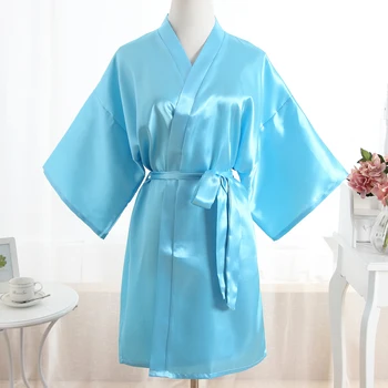 New Arrival Blue Rayon Female Kimono Hot Sale Solid Robe Bath Gown Nightgown Women Spring Autumn Home Casual Wear One Size JA30
New Arrival Blue Rayon Female Kimono Hot Sale Solid Robe Bath Gown Nightgown Women Spring Autumn Home Casual Wear One Size JA30