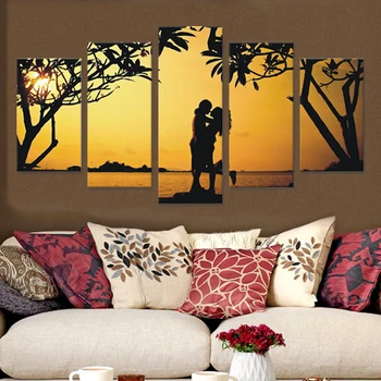 Unframed 5 Piece The Yellow Sea And setting sun Modern Home Wall Decor Canvas Picture Art HD Print Painting On Canvas Artworks
Unframed 5 Piece The Yellow Sea And setting sun Modern Home Wall Decor Canvas Picture Art HD Print Painting On Canvas Artworks