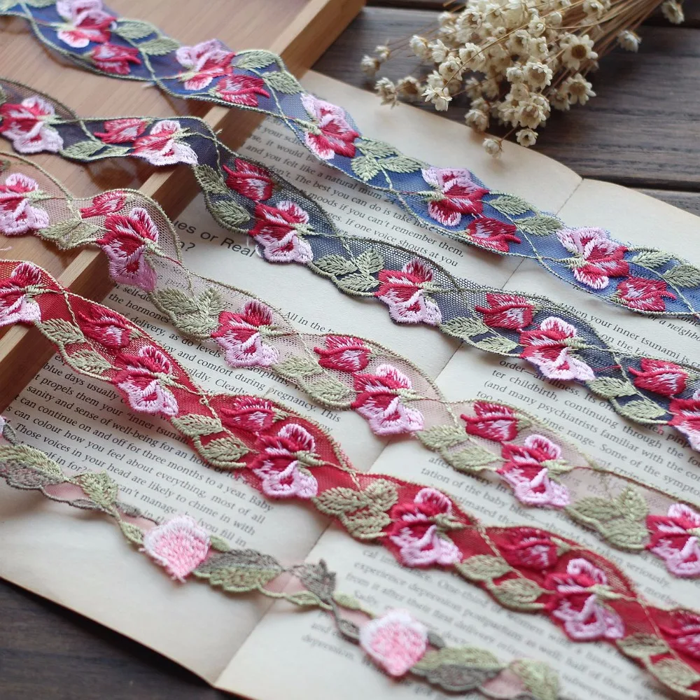 2cm wide -2yds/lot Embroidered Tulle Lace trim mesh lace trim~Beautiful~ High quality
2cm wide -2yds/lot Embroidered Tulle Lace trim mesh lace trim~Beautiful~ High quality