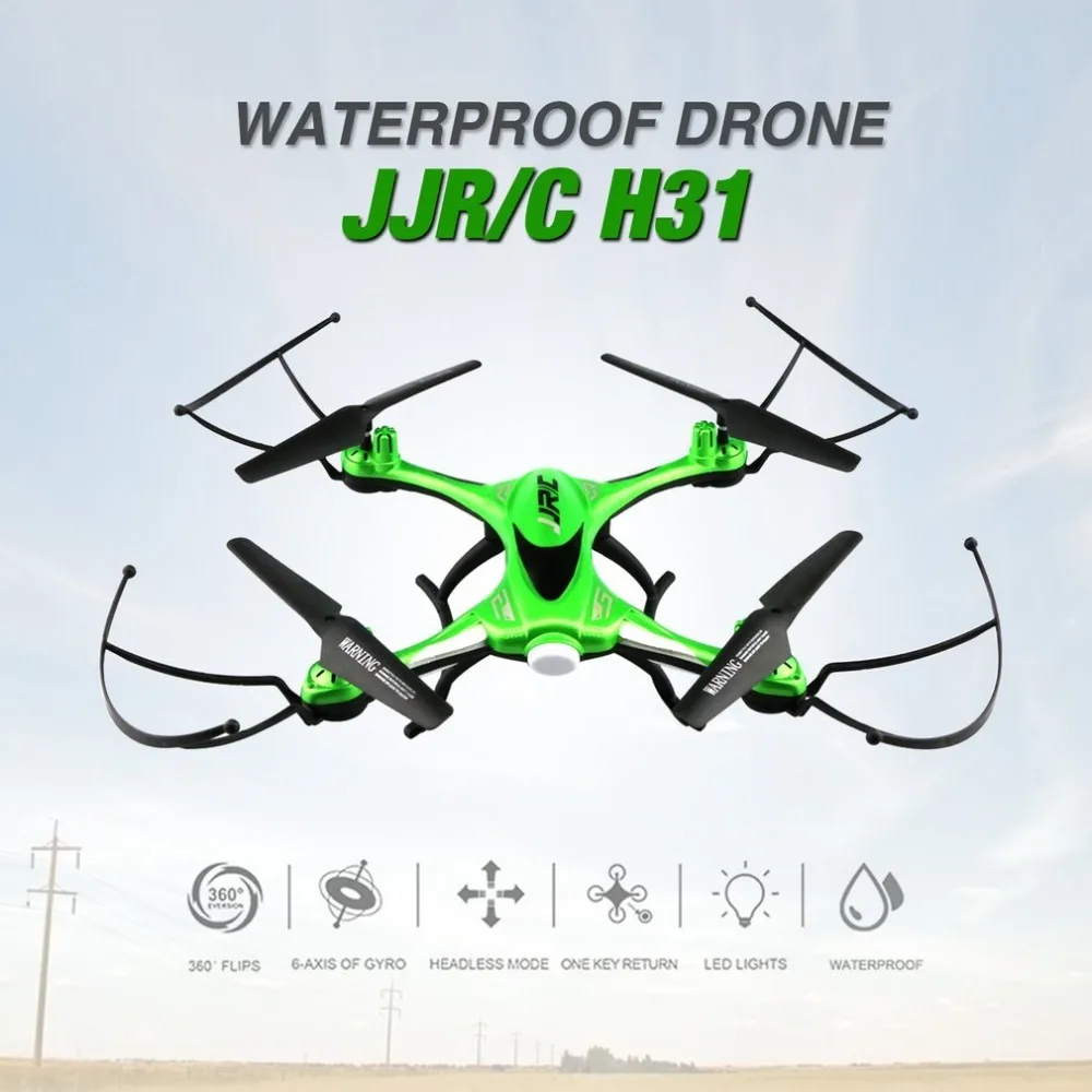 

JJR/C H31 2.4GHz 4CH 6-Axis Gyro RC Quadcopter Waterproof RTF Mini Drone with CF Headless Mode/One-Key Return/3D Flip & Roll