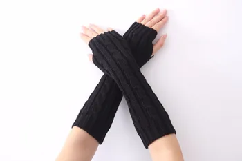 1pair Long Braid Cable Knit Fingerless Gloves Women Handmade Fashion Soft Gauntlet Practical Casual Gloves
1pair Long Braid Cable Knit Fingerless Gloves Women Handmade Fashion Soft Gauntlet Practical Casual Gloves