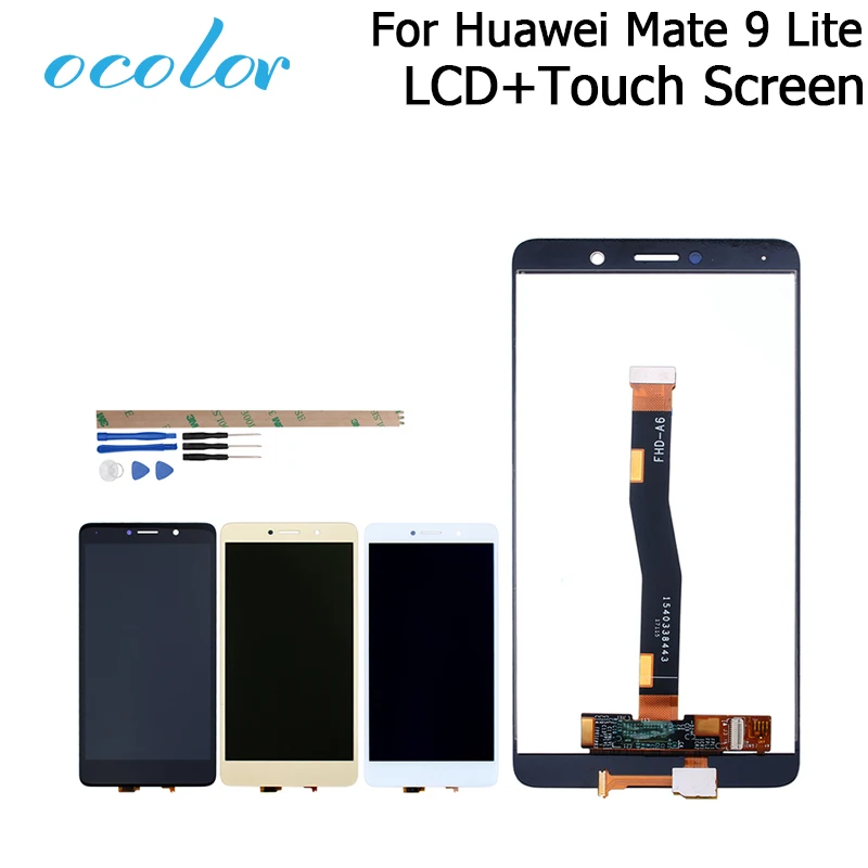 ocolor For Huawei Mate 9 Lite LCD Display And Touch Screen 5.5" Digitizer Assembly Replacement +Tools For Mate 9 Lite BLL-L23
ocolor For Huawei Mate 9 Lite LCD Display And Touch Screen 5.5" Digitizer Assembly Replacement +Tools For Mate 9 Lite BLL-L23