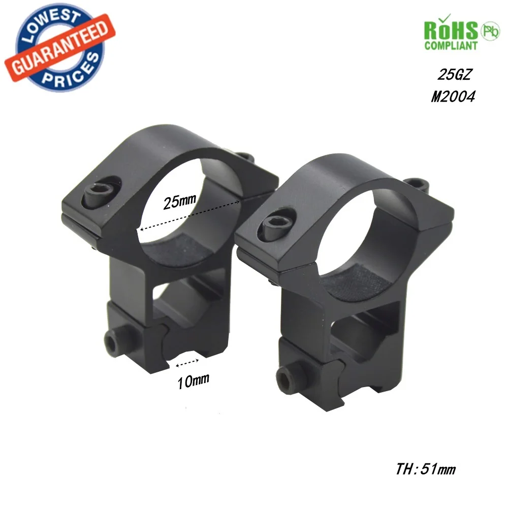 AloneFire 25GZ 1 Inch 1" Ring Weaver/Picatinny Scope Rail Mount for Flashlight 10mm Dovetail Weaver Picatinny 1pair
AloneFire 25GZ 1 Inch 1" Ring Weaver/Picatinny Scope Rail Mount for Flashlight 10mm Dovetail Weaver Picatinny 1pair