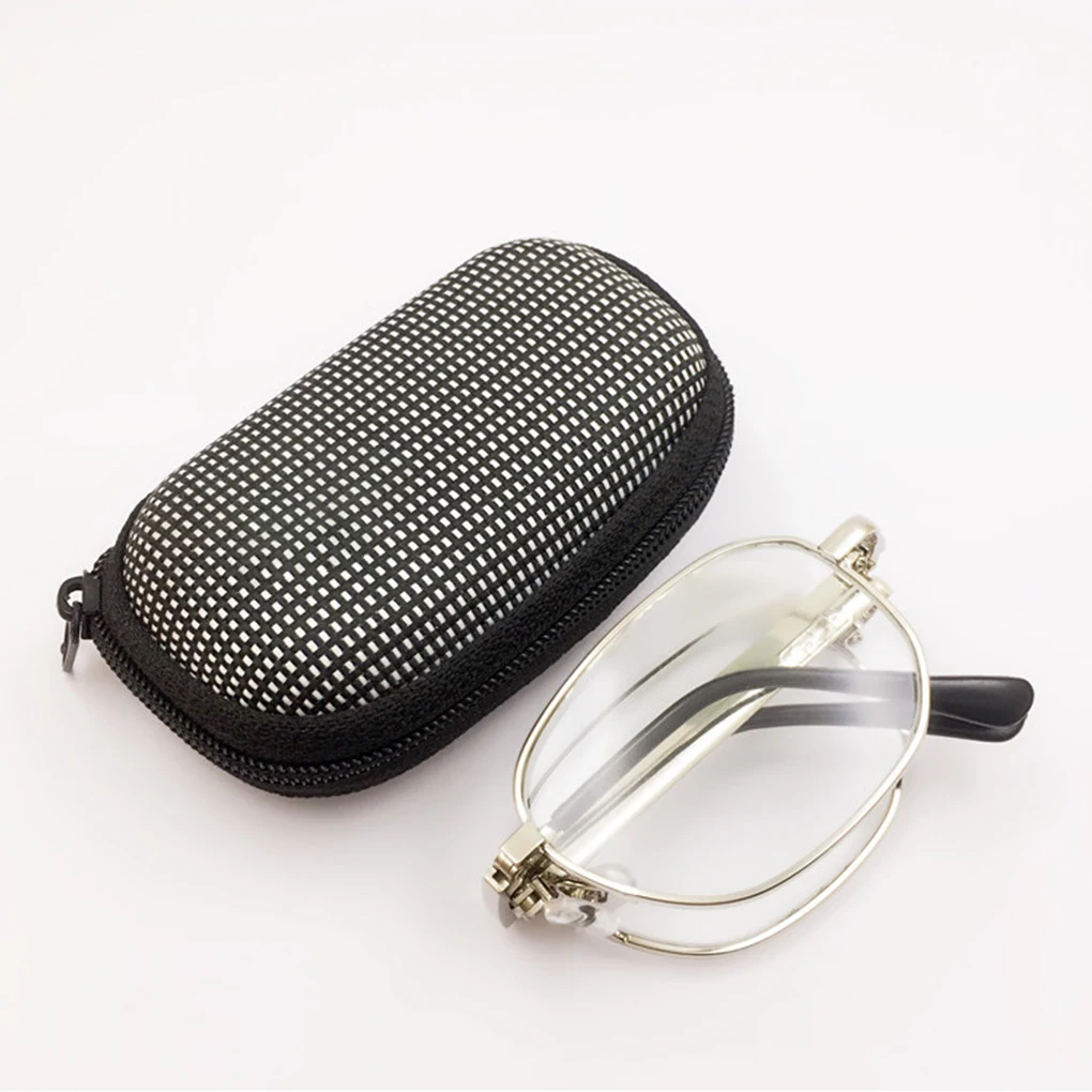 Portable Folding Reading Glasses Oval Metal Frame Presbyopic Magnifying Glasses Eyewear with Case Eyeglasses Box
Portable Folding Reading Glasses Oval Metal Frame Presbyopic Magnifying Glasses Eyewear with Case Eyeglasses Box