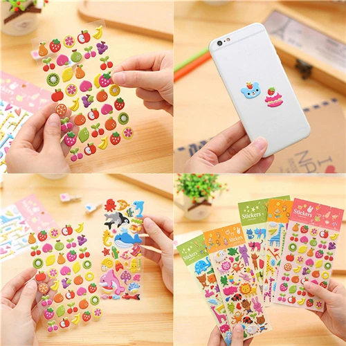 Cute 3D Cute DIY Craft Scrapbook Stickers Fruit Cat Cake Giraffe Zoo Sea Stickers for Kids refrigerator Stickers Puffy Bubble
Cute 3D Cute DIY Craft Scrapbook Stickers Fruit Cat Cake Giraffe Zoo Sea Stickers for Kids refrigerator Stickers Puffy Bubble