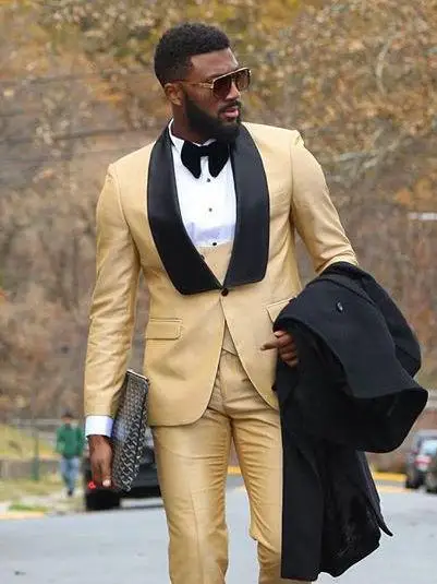 Handsome Groomsmen Wool blend Groom Tuxedos Mens Wedding Dress Man Jacket Blazer Prom Dinner (Jacket+Pants+Tie+Vest) A51
Handsome Groomsmen Wool blend Groom Tuxedos Mens Wedding Dress Man Jacket Blazer Prom Dinner (Jacket+Pants+Tie+Vest) A51