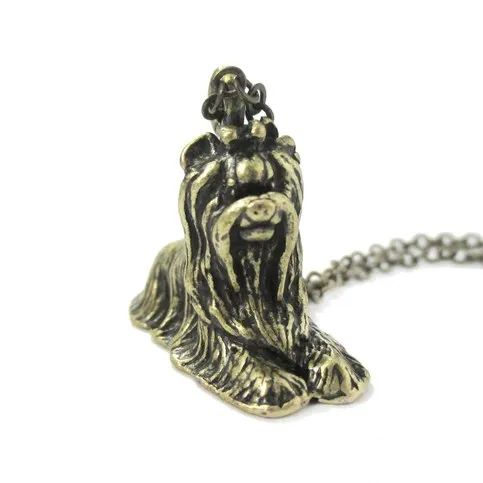 QIAMNI New Style 30pcs/lot 3D Realistic Yorkshire Terrier Yorkie Puppy Dog Animal Necklace Unique Pendant Gift for Girls Women
QIAMNI New Style 30pcs/lot 3D Realistic Yorkshire Terrier Yorkie Puppy Dog Animal Necklace Unique Pendant Gift for Girls Women