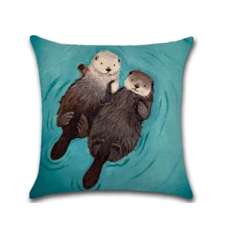 1 Pc Cute Animal Printed Decorative Throw Pillows Case Cute Animals Otter Cotton Linen Cushion Cover For Sofa Home Decor Cojines
1 Pc Cute Animal Printed Decorative Throw Pillows Case Cute Animals Otter Cotton Linen Cushion Cover For Sofa Home Decor Cojines