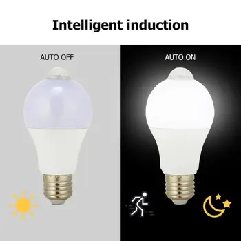 LED PIR Motion Sensor Lamp 5/7/9/12w AC85-265V Led Bulb Auto Smart Led PIR Infrared Light E27 Motion Sensor Light for Home Decor
LED PIR Motion Sensor Lamp 5/7/9/12w AC85-265V Led Bulb Auto Smart Led PIR Infrared Light E27 Motion Sensor Light for Home Decor