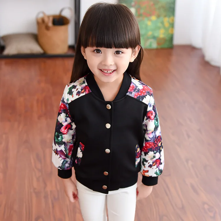 Floral Baseball Coat Girls Spring Jacket Teens Printing Loose Tops Cardigan Kids Outerwear Children's Clothing 6-13 YearsF55 
Floral Baseball Coat Girls Spring Jacket Teens Printing Loose Tops Cardigan Kids Outerwear Children's Clothing 6-13 YearsF55