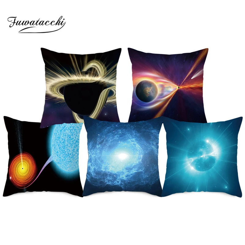 Fuwatacchi Science Fiction Cushion Covers Planet Aura Meteorite Pillow Cover For Chair Sofa Car Decoration Pillowcases 45*45cm
Fuwatacchi Science Fiction Cushion Covers Planet Aura Meteorite Pillow Cover For Chair Sofa Car Decoration Pillowcases 45*45cm