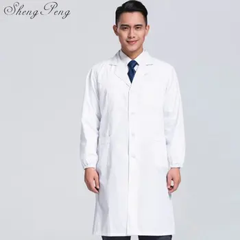 Men white Medical Coat Clothing Medical Services Uniform Nurse Clothing Long-sleeve Polyester Protect lab coats Clothing CC103
Men white Medical Coat Clothing Medical Services Uniform Nurse Clothing Long-sleeve Polyester Protect lab coats Clothing CC103