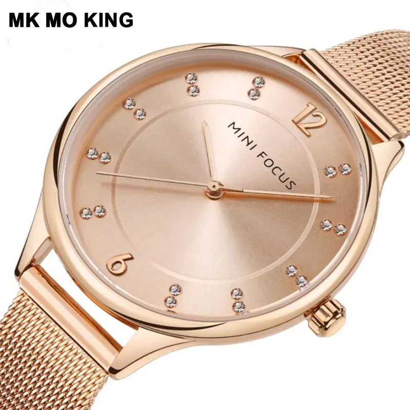 Luxury ladies table simple rose gold waterproof metal mesh belt ladies quartz clock relojes para mujer casual gift bracelet
Luxury ladies table simple rose gold waterproof metal mesh belt ladies quartz clock relojes para mujer casual gift bracelet