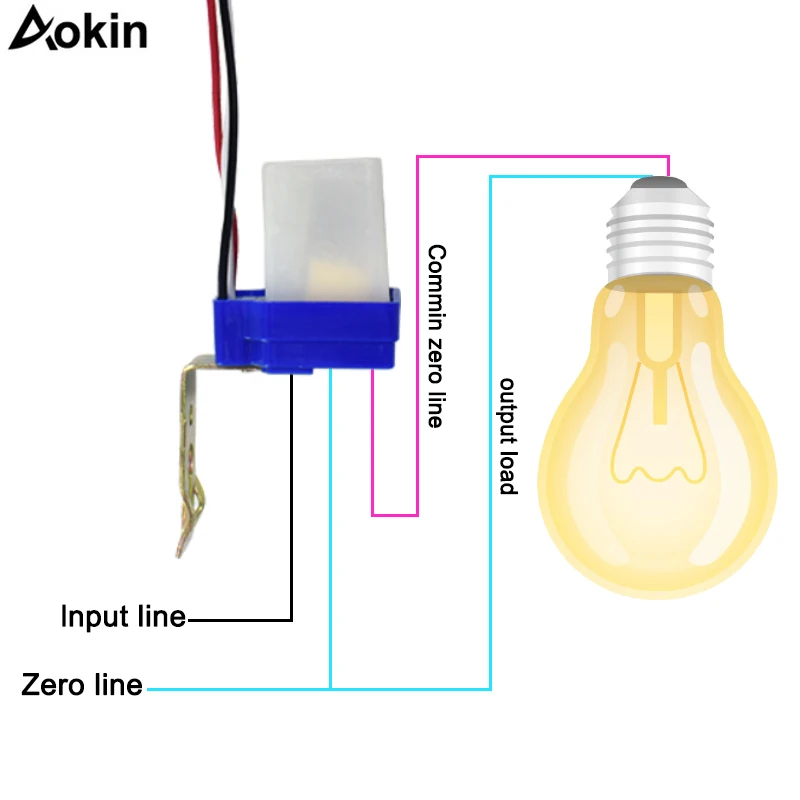 Switch Automatic Auto On Off Photocell street Light Switch DC12V 220V 50-60Hz 10A Photo Control Photoswitch Sensor Switch
Switch Automatic Auto On Off Photocell street Light Switch DC12V 220V 50-60Hz 10A Photo Control Photoswitch Sensor Switch