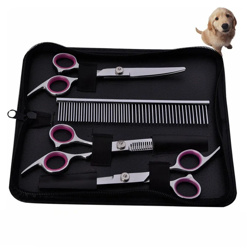Pet Stainless Steel Hair Scissors Hairdressing Cutting Supplies Shears Dog Comb Haircut Machine Cat Dog Beauty Set Groom Suit
Pet Stainless Steel Hair Scissors Hairdressing Cutting Supplies Shears Dog Comb Haircut Machine Cat Dog Beauty Set Groom Suit