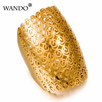 WANDO Dubai Ethiopia wedding Gold Rings For Women Wedding Jewelry Ethiopian/African/Middle East Items wr12
WANDO Dubai Ethiopia wedding Gold Rings For Women Wedding Jewelry Ethiopian/African/Middle East Items wr12