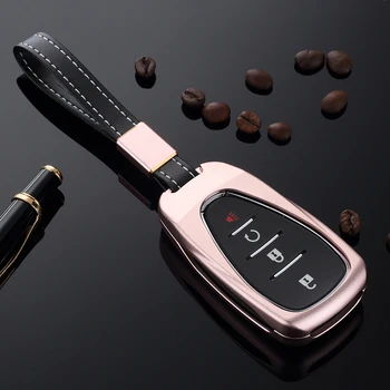 QHCP Aluminum Alloy Car Key Case Auto Key Cover For Chevrolet Equinox 2018 Chevrolet Malibu XL 4 Buttons Keys with Key Chains
QHCP Aluminum Alloy Car Key Case Auto Key Cover For Chevrolet Equinox 2018 Chevrolet Malibu XL 4 Buttons Keys with Key Chains