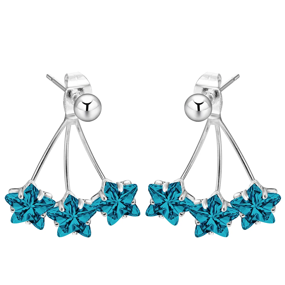 CZ Crystal White / Rose gold-color Dipper 2PC Stud Earrings sets Jewelry for Women Boucle D'oreille wholesale Star
CZ Crystal White / Rose gold-color Dipper 2PC Stud Earrings sets Jewelry for Women Boucle D'oreille wholesale Star