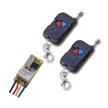 DC 3.5V-12V Remote Control Switch Wireless Remote Switch System Radio ON/OFF Micro Wireless Relay Switch For LED Lamp Lighting
DC 3.5V-12V Remote Control Switch Wireless Remote Switch System Radio ON/OFF Micro Wireless Relay Switch For LED Lamp Lighting