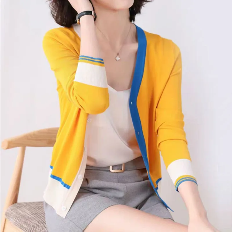 Knit Cardigan Women 2019 Summer Sweater Outside Shawl Sun Protection Jacket SR-K1056
Knit Cardigan Women 2019 Summer Sweater Outside Shawl Sun Protection Jacket SR-K1056