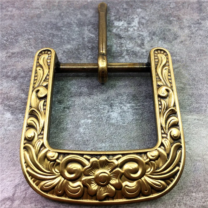 Craved Brass Belt Buckles Arabesque Belt Buckle (7)