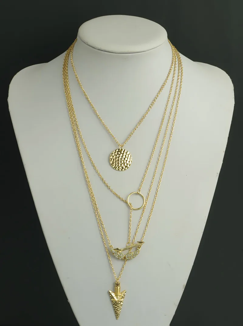Fashion street shoot arrows scales angel wings pendant necklace hanging sheet four exaggerated jewelry free shipping
Fashion street shoot arrows scales angel wings pendant necklace hanging sheet four exaggerated jewelry free shipping