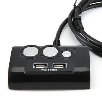 Double Switch PC Computer Power Supply Switch On/off Reset Button With USB 2.0 Interface Audio Ports In Internet Cafes Home
Double Switch PC Computer Power Supply Switch On/off Reset Button With USB 2.0 Interface Audio Ports In Internet Cafes Home