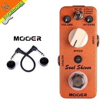 MOOER Soul Shiver Chorus Vibrato Rotary Speaker Simulator 3 in 1 Guitar Effects Pedal Multi Modulation Pedal True Bypass
MOOER Soul Shiver Chorus Vibrato Rotary Speaker Simulator 3 in 1 Guitar Effects Pedal Multi Modulation Pedal True Bypass