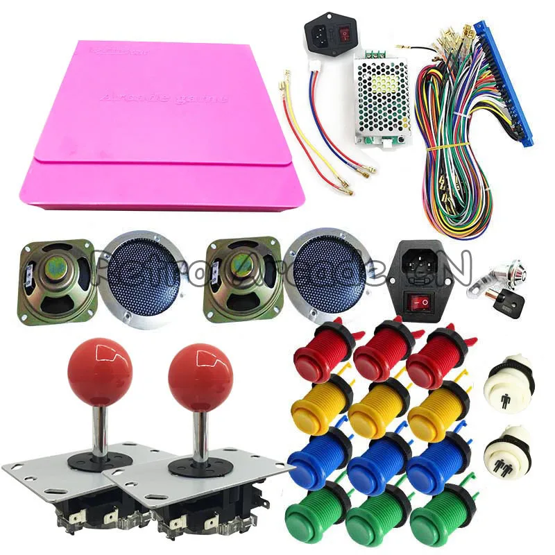 Arcade game kit 1299 in 1 pcb box 5S jamma board with copy sanwa joystick push button power supply wire harness speaker VGA HDMI
Arcade game kit 1299 in 1 pcb box 5S jamma board with copy sanwa joystick push button power supply wire harness speaker VGA HDMI