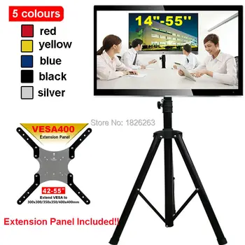14-55" Movable Folding LCD TV Floor Stand TV Mount Cart Display Rack Full Motion TV Tripod Loading 50kgs Max.VESA 400x400mm
14-55" Movable Folding LCD TV Floor Stand TV Mount Cart Display Rack Full Motion TV Tripod Loading 50kgs Max.VESA 400x400mm