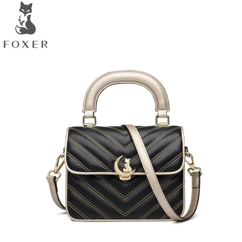 FOXER luxury fashion female shoulder bag small square bag 2019 new fashion tide handcuffs Messenger bag
FOXER luxury fashion female shoulder bag small square bag 2019 new fashion tide handcuffs Messenger bag