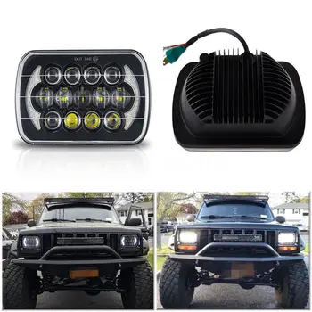 7x6 5x7 LED Projector Headlight Hi-Lo Sealed Beam DRL Light for JEEP Cherokee XJ
7x6 5x7 LED Projector Headlight Hi-Lo Sealed Beam DRL Light for JEEP Cherokee XJ